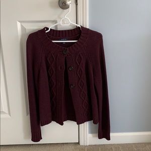 Lands end cardigan sweater